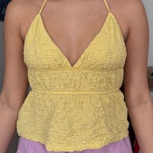 Cotton On Yellow Textured Camisole